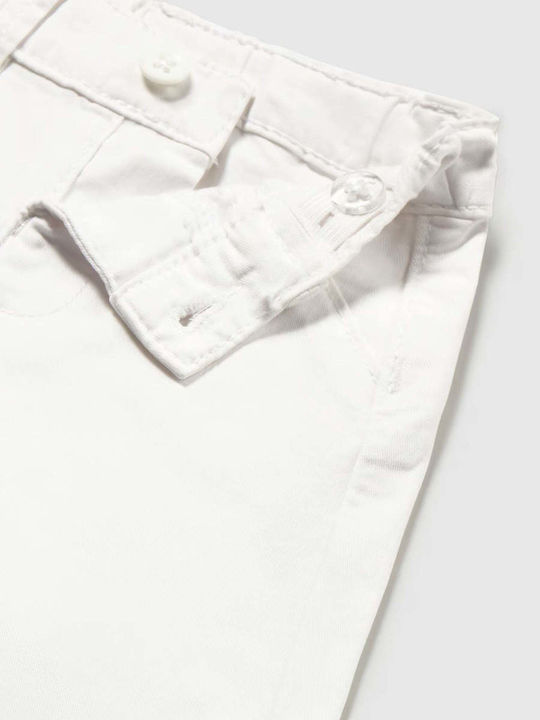 Kids Fabric Trousers White