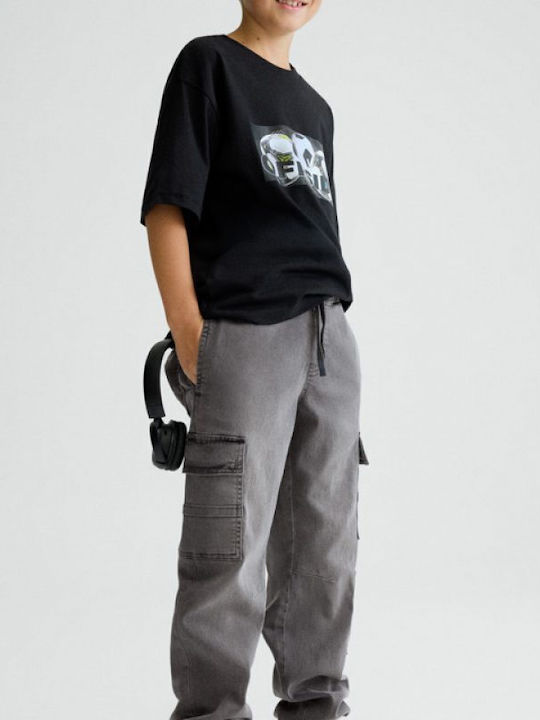 Kids Denim Trousers Gray