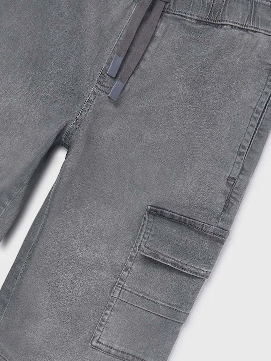 Kids Denim Trousers Gray
