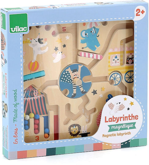 Vilac Labyrinth Magnetisches Labyrinth aus Holz für 24++ Monate