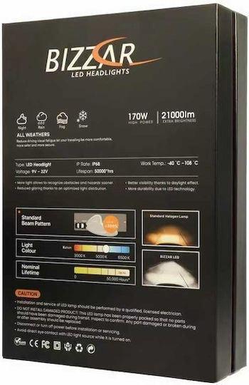 Bizzar Lamps Car H4 Canbus LED 1pcs