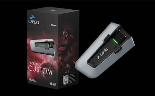 Cardo Pactalk Custom DMC Μονή Ενδοεπικοινωνία για Κράνος Μηχανής με Bluetooth