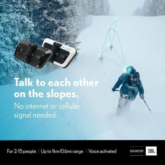 Cardo Packtalk Outdoor Διπλή Ενδοεπικοινωνία για Κράνος Μηχανής