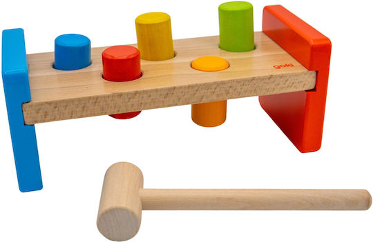 Goki Hammer Toy Hammerbank made of Wood for 24++ Months