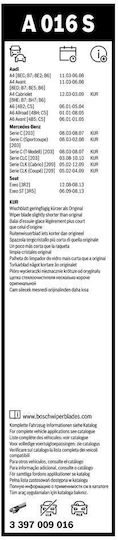 Bosch Aerotwin Front Set Car Wiper Blades 550mm