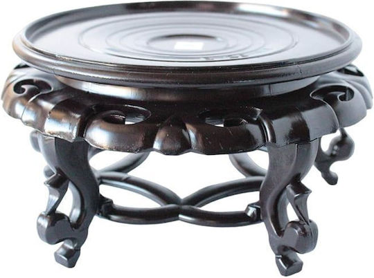 Pot Base Vase Stand Βάση Γλάστρας Καφέ