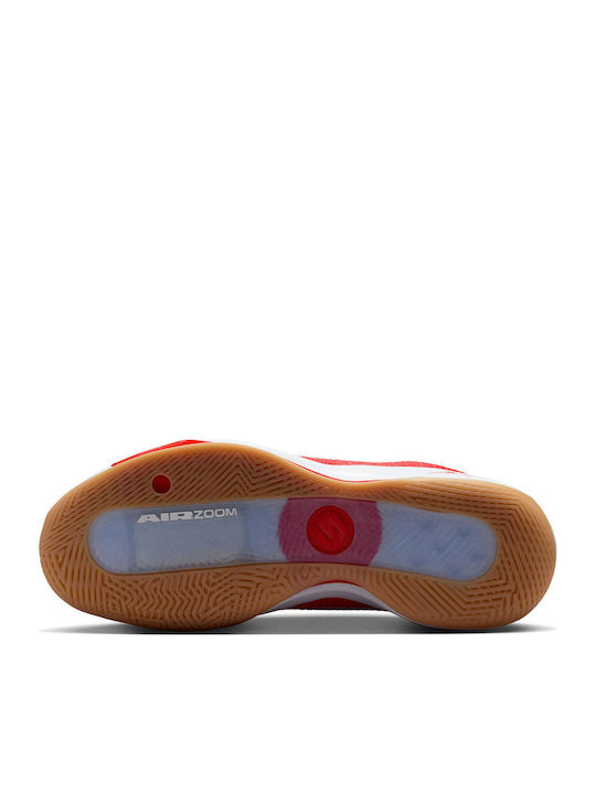 Luka 77 Low Basketball Shoes Chile Red / White / Gum Light Brown