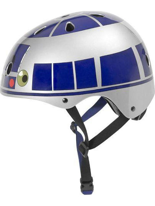 Star Wars R2d2 Каска Сива Синя Сиво-синя Размер Малък 48-54см