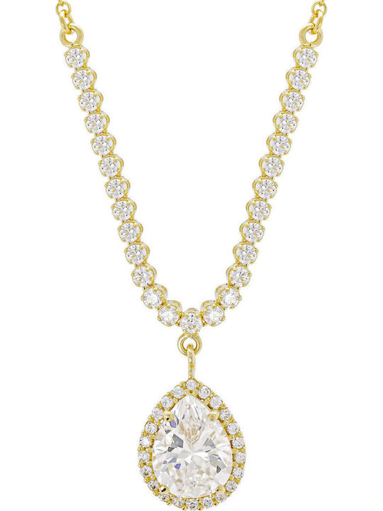 Kiriakos Gofas Set with Necklace & Bracelet with Stones