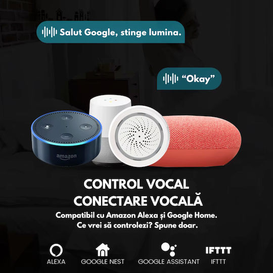 Contor Inteligent De Energie Cu Siguranță Wifi 20A Monitorizare Consum Control De La Distanță Programare Inteligentă Compatibil Smart Life Tuya Alexa Google Home Montaj Pe Șină Din