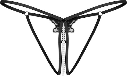 String Ανοιχτό Καβάλο Obsessive Selisme Crotchless Thong Ean 5901688268209