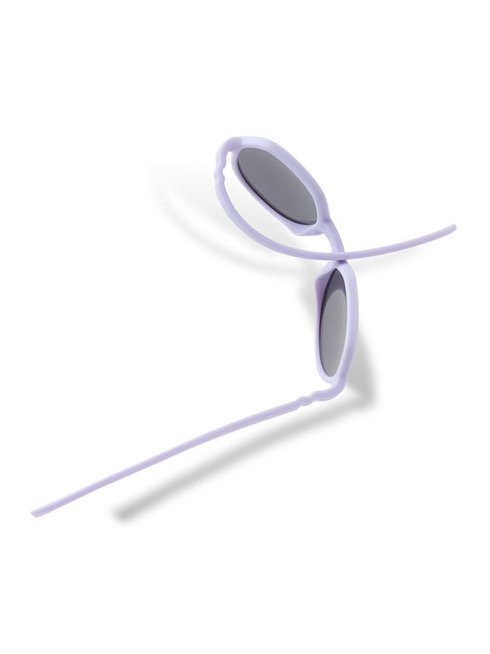 KiETLA Unbreakable Round Baby Sunglasses Blue for 1-2 Years
