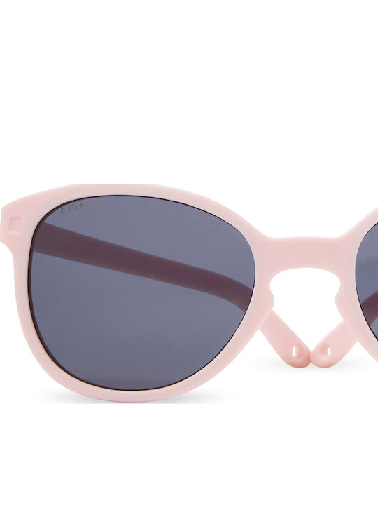 KiETLA Wazz Unbreakable Rectangle Baby Sunglasses Pink for 0-1 Year