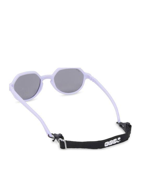KiETLA Unbreakable Round Baby Sunglasses Blue for 1-2 Years
