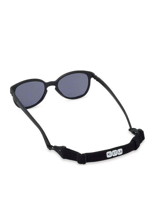 KiETLA Wazz Unbreakable Butterfly Kids Sunglasses Black