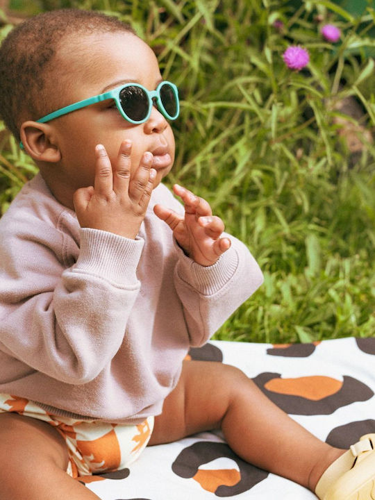 KiETLA Wazz Unbreakable Rectangle Baby Sunglasses Blue for 0-1 Year