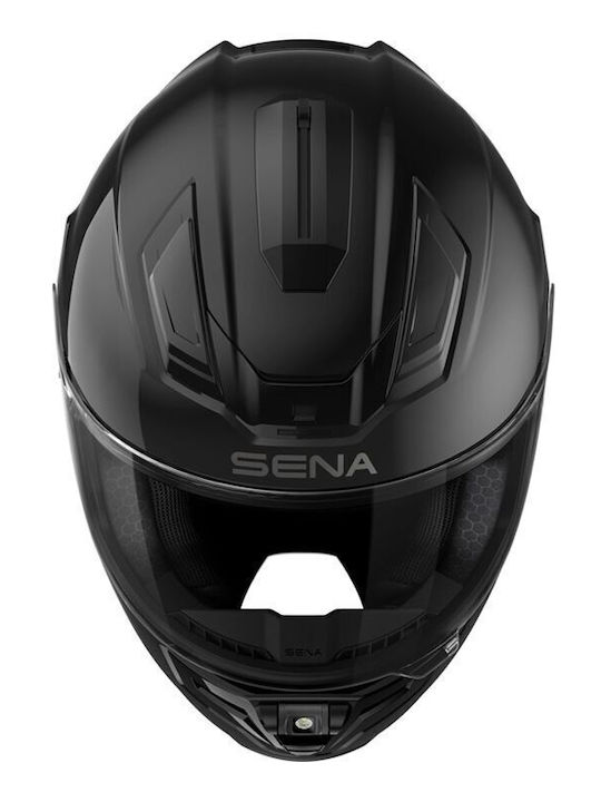 Sena Phantom Black Gloss Κράνος Μηχανής Full Face ECE 22.06 1690gr με Pinlock και Sunvisor
