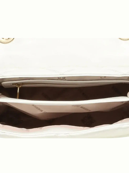 Bvolturi Leather Women's Shoulder Bag White