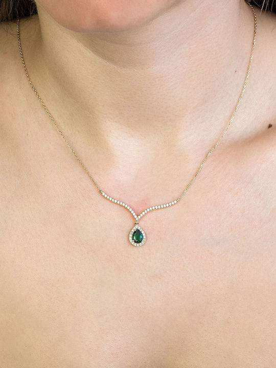 Kiriakos Gofas Necklace Made of 14K Green Gold