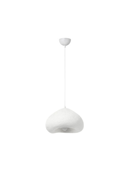 Megapap Nua Pendant Ceiling Light White with E27 Socket 40x38x120cm