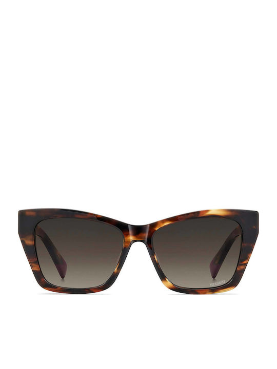Missoni Women's Sunglasses with Brown Horn-Rimmed Frame and Brown Gradient Lens MIS 0278/G/S KVI/HA