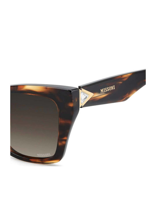 Missoni Women's Sunglasses with Brown Horn-Rimmed Frame and Brown Gradient Lens MIS 0278/G/S KVI/HA