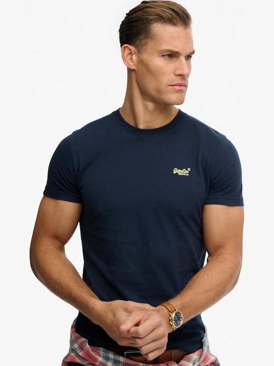 Athletic T-shirt Nautical Navy/Yellow