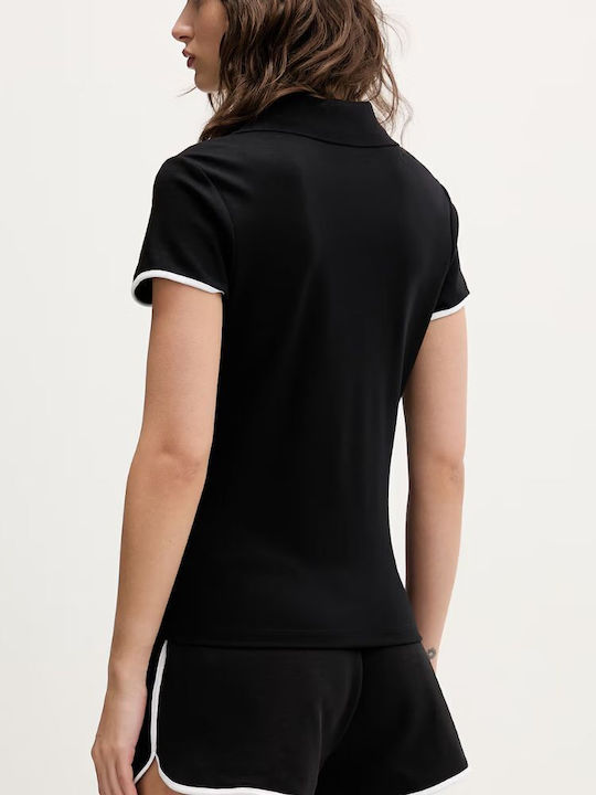 Women's Blouse Short Sleeve Black