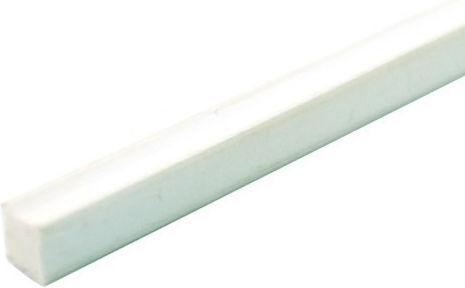 Square Binny 65x65x3000mm Plastic Unpainted