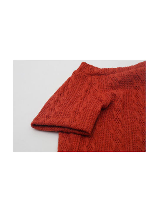 Animal Knitted Sweater Dog in Red color 45cm.