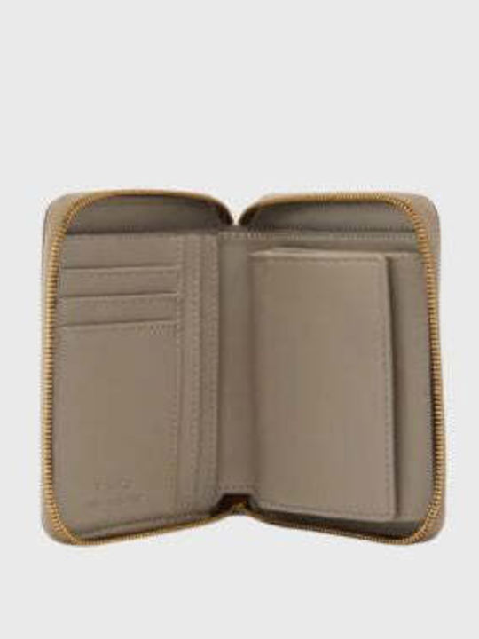 Taylor Small Leather Women's Wallet Beige