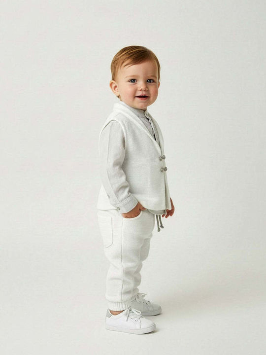 Kids Set with Pants Summer 4 Pieces White 100000AG1000438