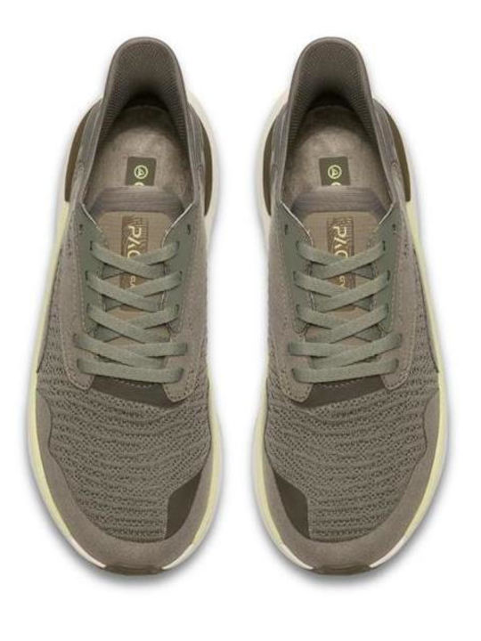 Pace Ανδρικά Ανατομικά Sneakers Χακί