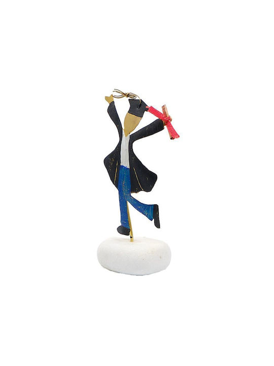 Epilekton-art 01-947 Handmade Tabletop Decor Brass Graduation Boy 7x13