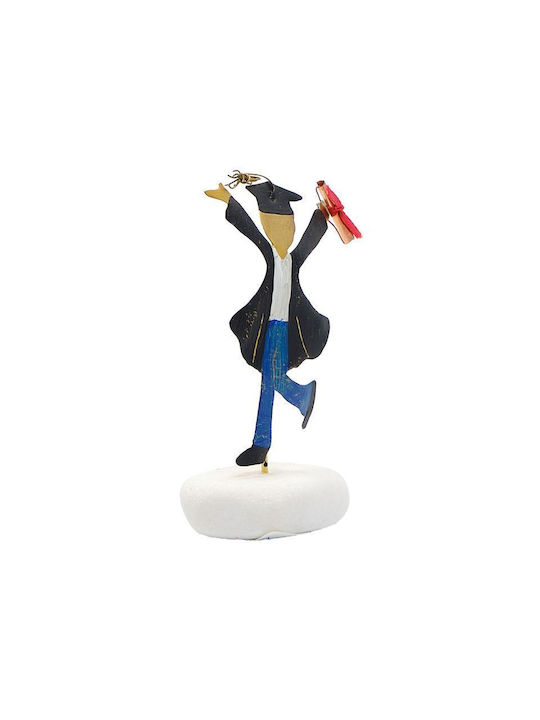 Epilekton-art 01-947 Handmade Tabletop Decor Brass Graduation Boy 7x13
