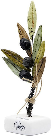 G. Niarxou Handmade Ceramic Olive Base 8x19