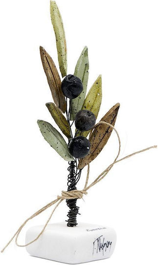 G. Niarxou Handmade Ceramic Olive Base 8x19