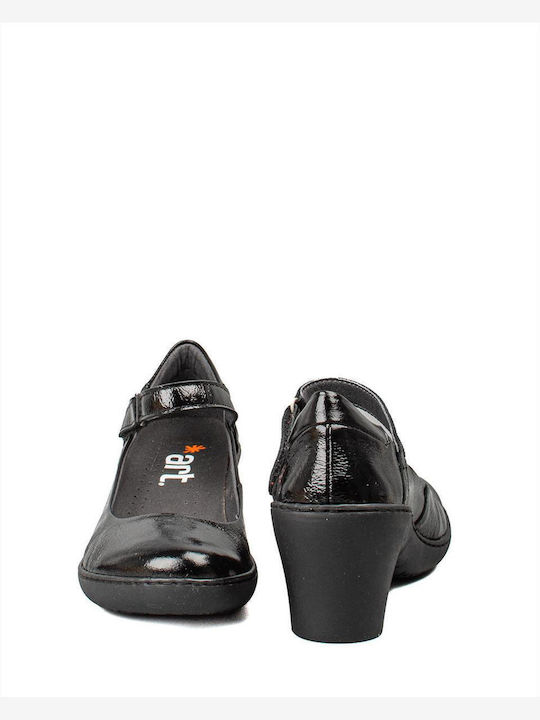 Lackleder Pumps Schwarz