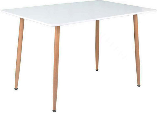 Essential Κουζίνας White 120x80x75εκ.