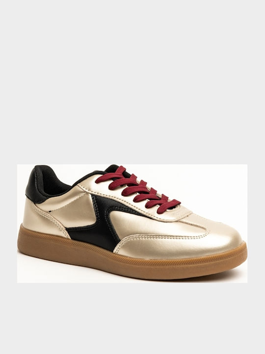 Damen Sneakers Gold