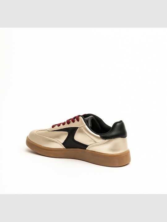 Damen Sneakers Gold