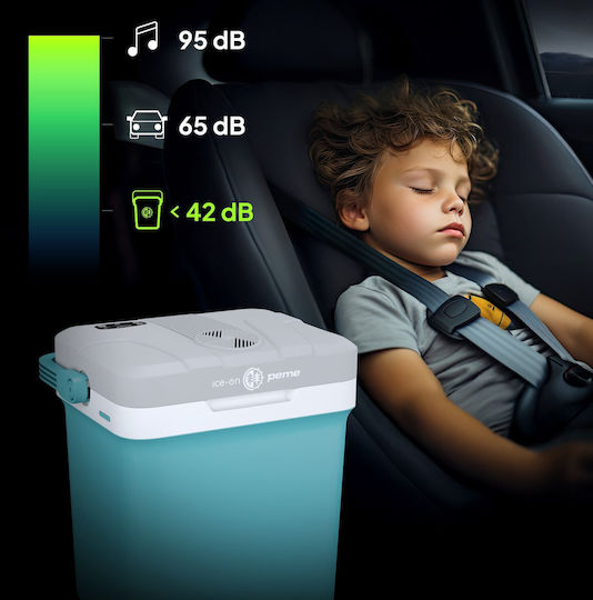 Peme Essential 27 Φορητό Ψυγείο Θερμοηλεκτρικό 23lt 230V / 12V Πράσινο