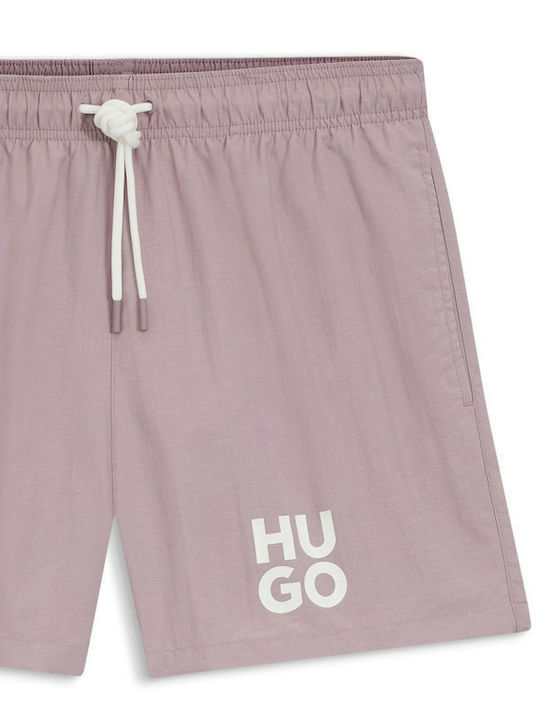 Men's Swimwear Shorts Pink with Patterns