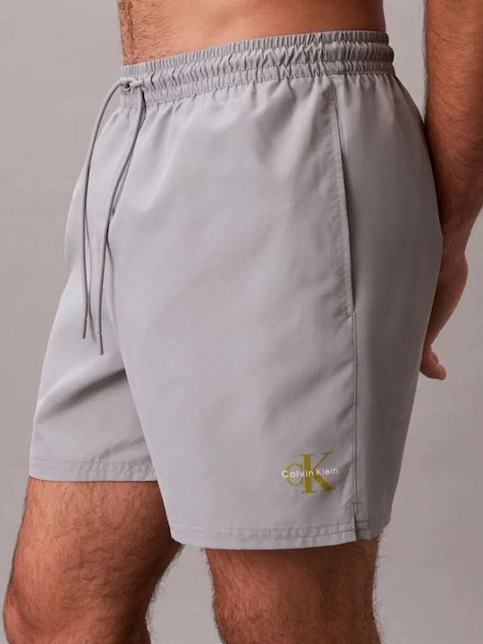 Medium Drawstring Men's Swimwear Shorts Gray Camo LV00N61045 VOF