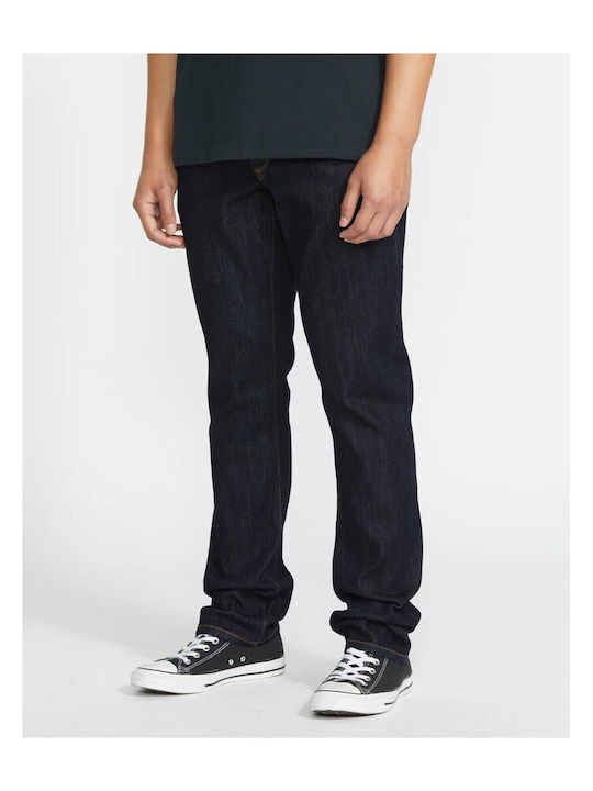 Herren Jeanshose Slim Gerade Passform Blau