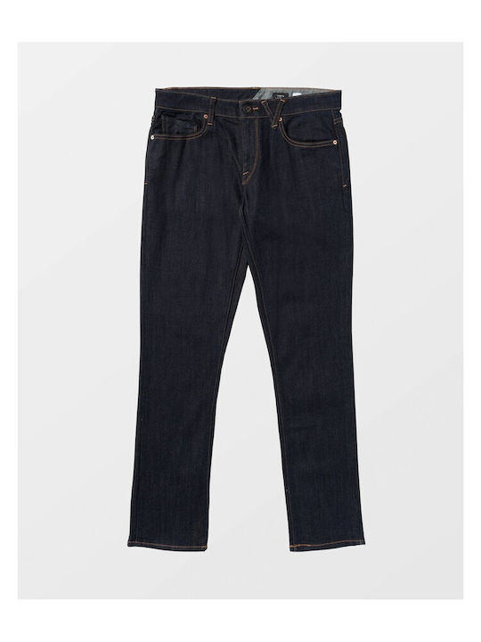 Herren Jeanshose Slim Gerade Passform Blau