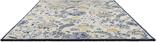 Sanderson Shalimar 148508 Ръчно Изработен 170x240см Китайско Синьо
