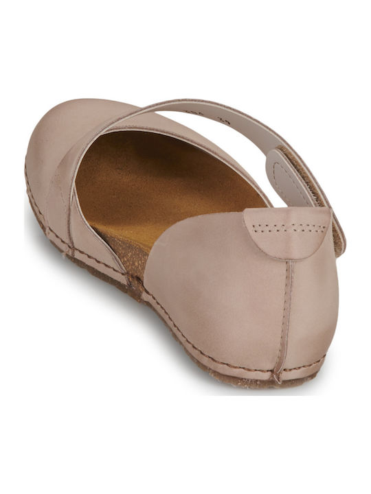 Women's Beige Ballerina Shoes