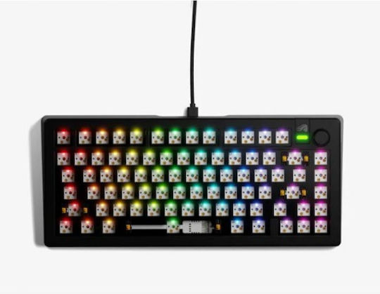 Glorious Gmmk 3 65% Custom Gaming Tastatur Barebone Iso Layout Schwarz