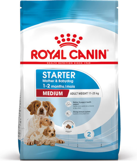 Royal Canin Starter Mother & Babydog Medium 15kg Dry Food for Medium Breed Puppies with Chicken and Rice